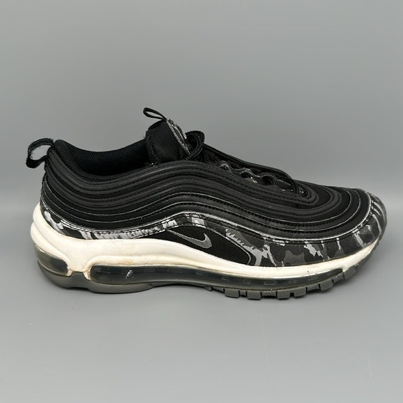 Nike Air Max 97‎ Black Grey Running Shoes 917646-005 Women's Sz 7 - Picture 5 of 10